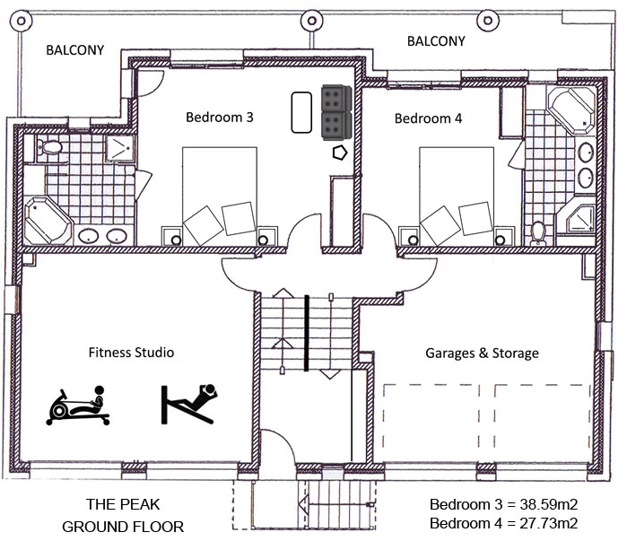 The Peak Chalet Ste-Foy-Tarentaise Floor Plan 2